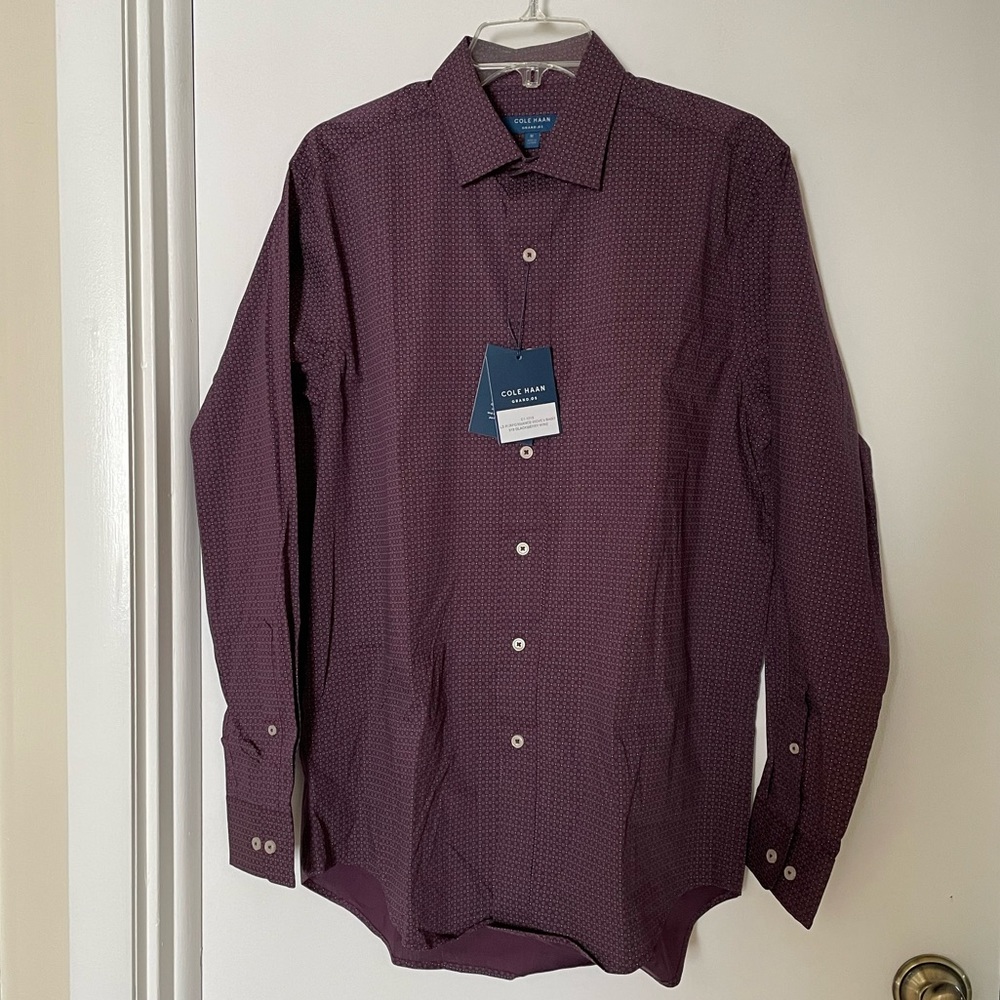 Cole Haan Grand OS LS Performance Woven Shirt